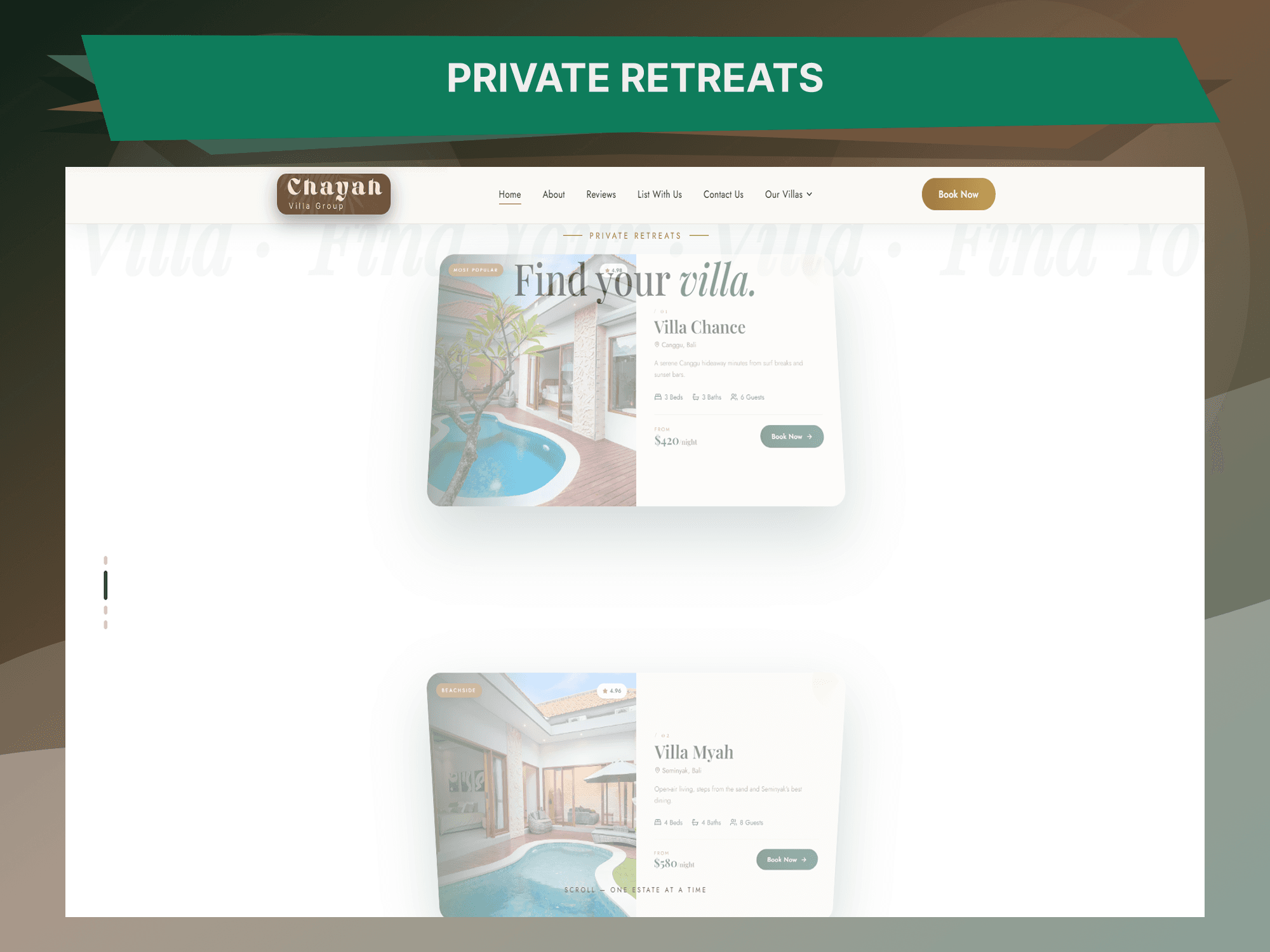 Chayah Villas — additional screen 2